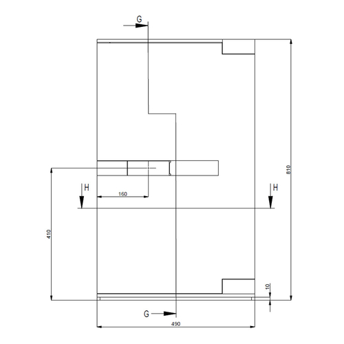 Bordogna BRIXIA uno 4 Wertschutztresor