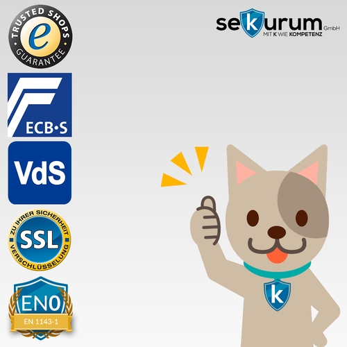 Mller Safe VN4 Wandtresor mit Elektronikschloss Revobolt